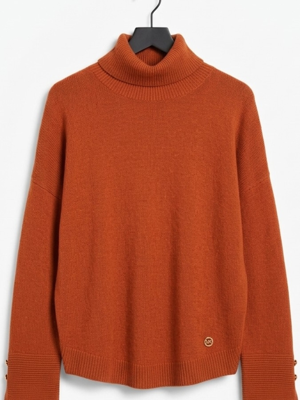 Michael Kors Burnt Orange Turtleneck Sweater